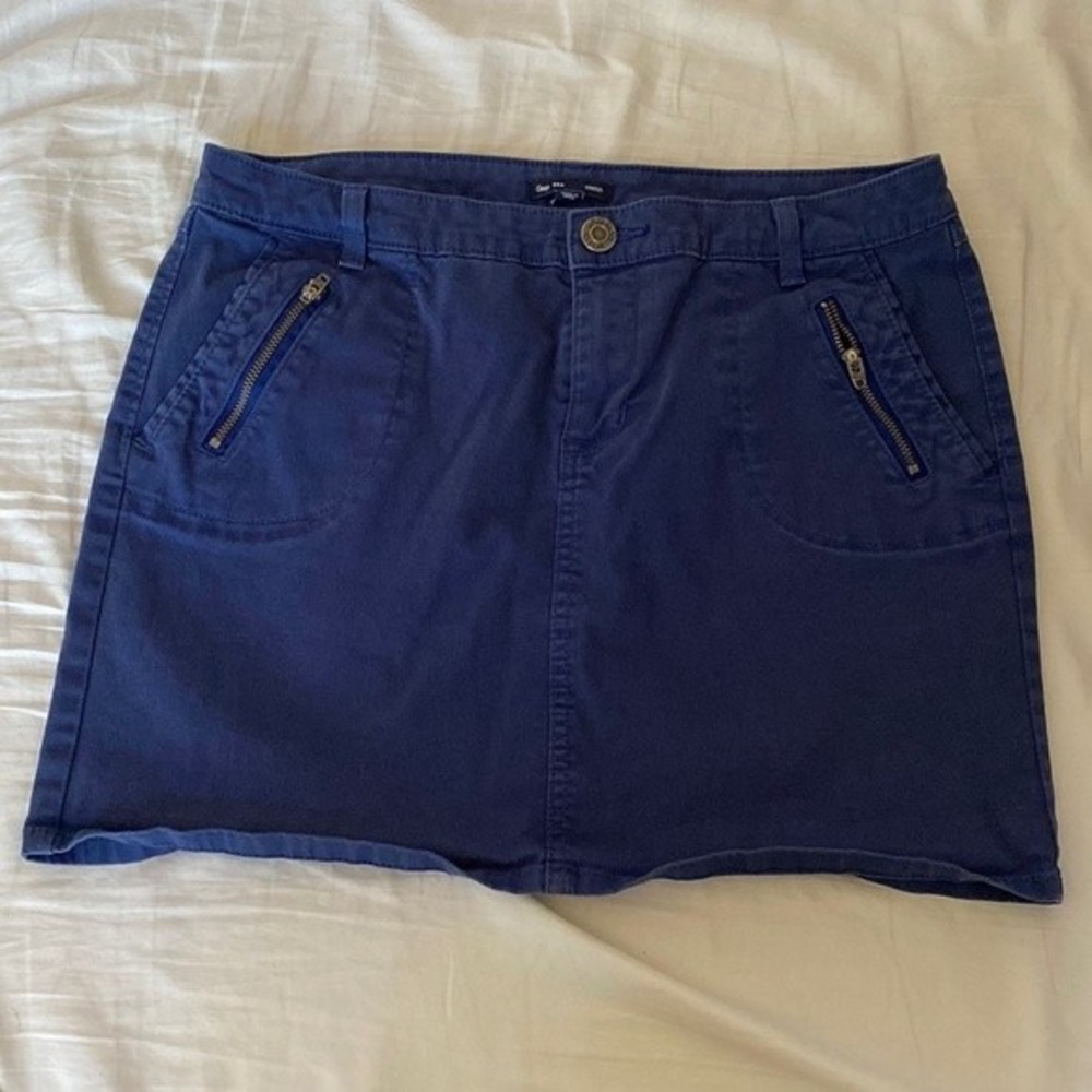 Gap Stretch Blue Jeans Denim Skirt Size 6